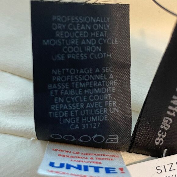 Donna Karan Blazer Jacket Fall 2002 Ready to Wear Runway Show Cream Stretch Knit - Picture 15 of 16